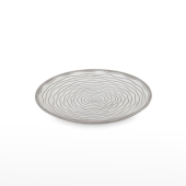 Prato em MDF Redondo Cinzento